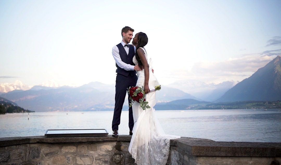 David and Benita — cinematic wedding film, Thun