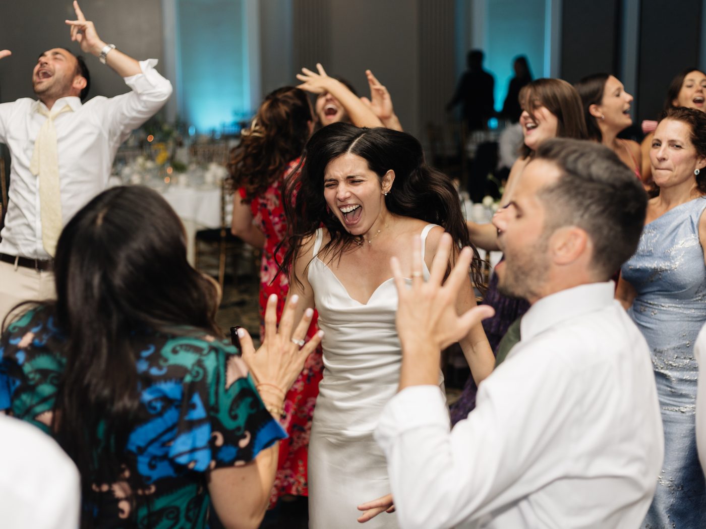 Celebration on the dance floor